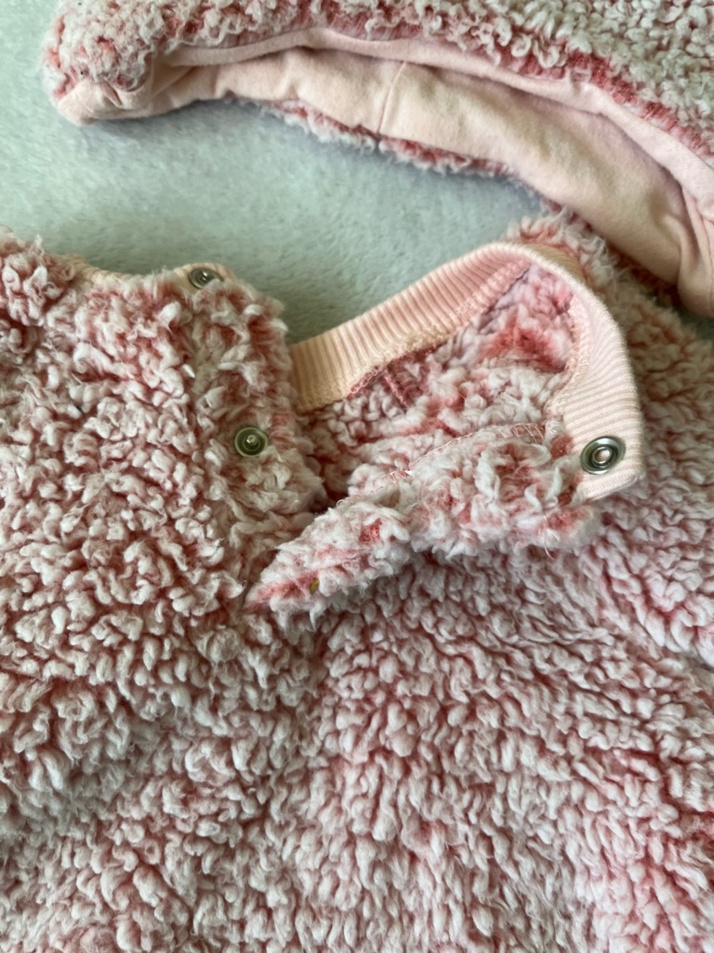 Tahari Baby  3 Piece Pink Sherpa Set - Picture 7 of 7